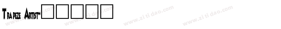 Trapeze Artist字体转换